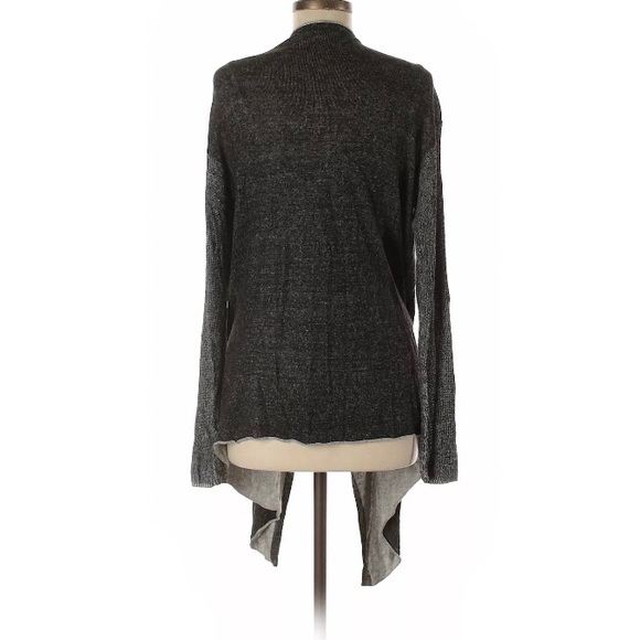 ❤️Vince Camuto Women Black Charcoal Grey Cardigan - Picture 2 of 2